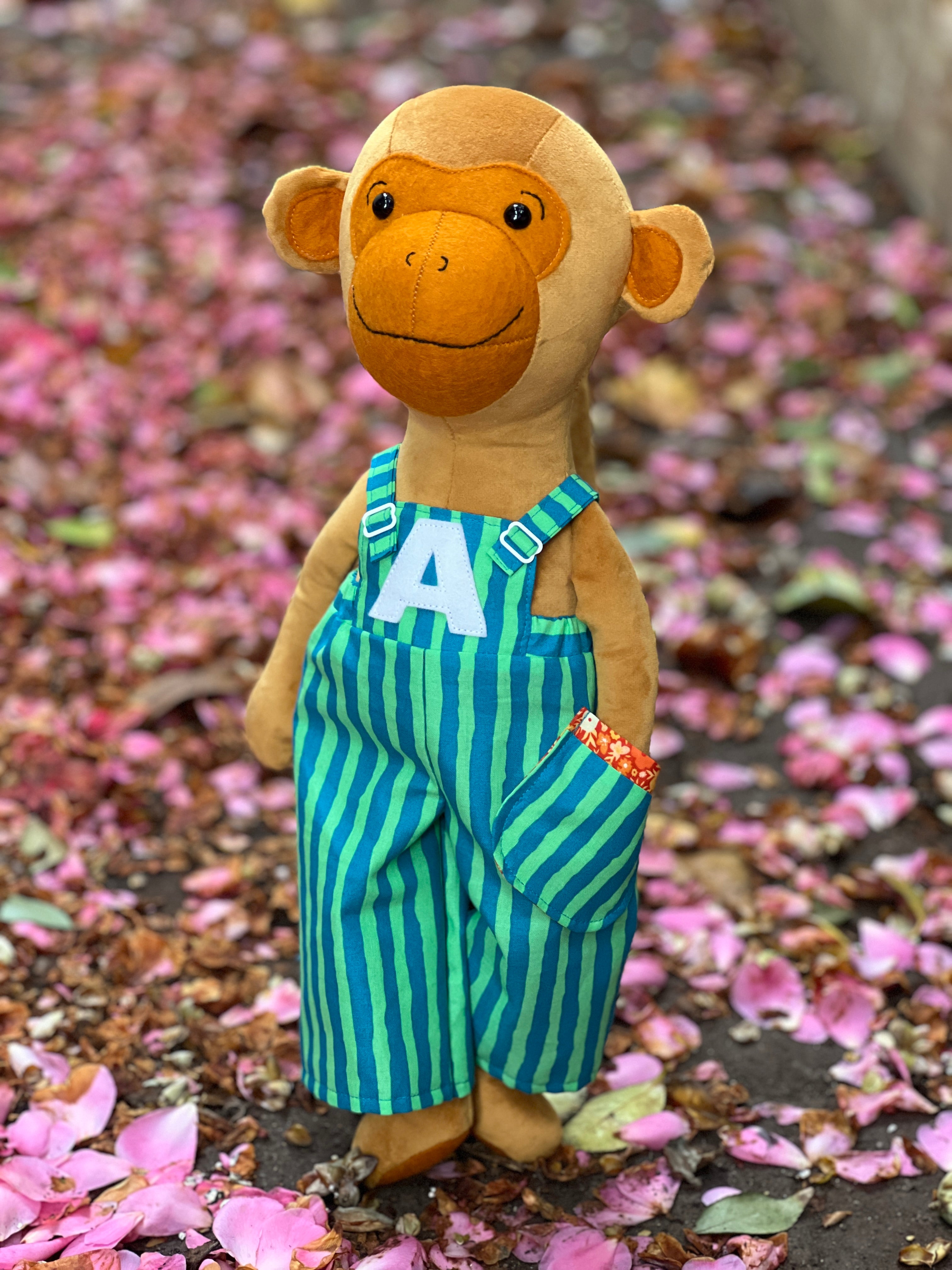 Archie: Monkey sewing pattern