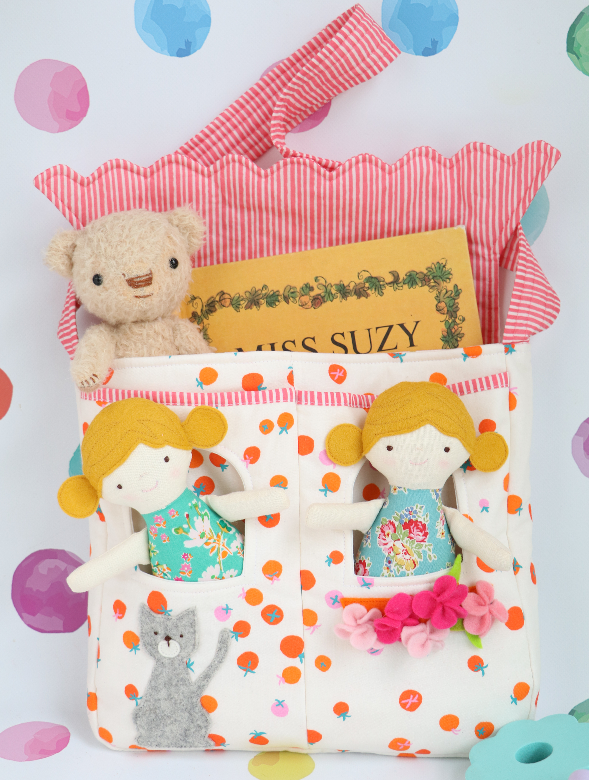 Doll House: doll and bag sewing pattern