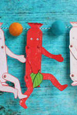 Load image into Gallery viewer, Sausage Man sewing pattern and printables.
