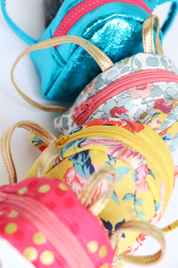 Bitty Backpacks: Mini backpack sewing pattern