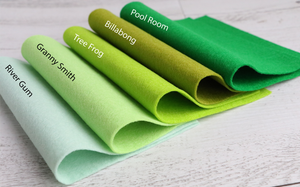 Felt : 100% pure new wool felt sheets