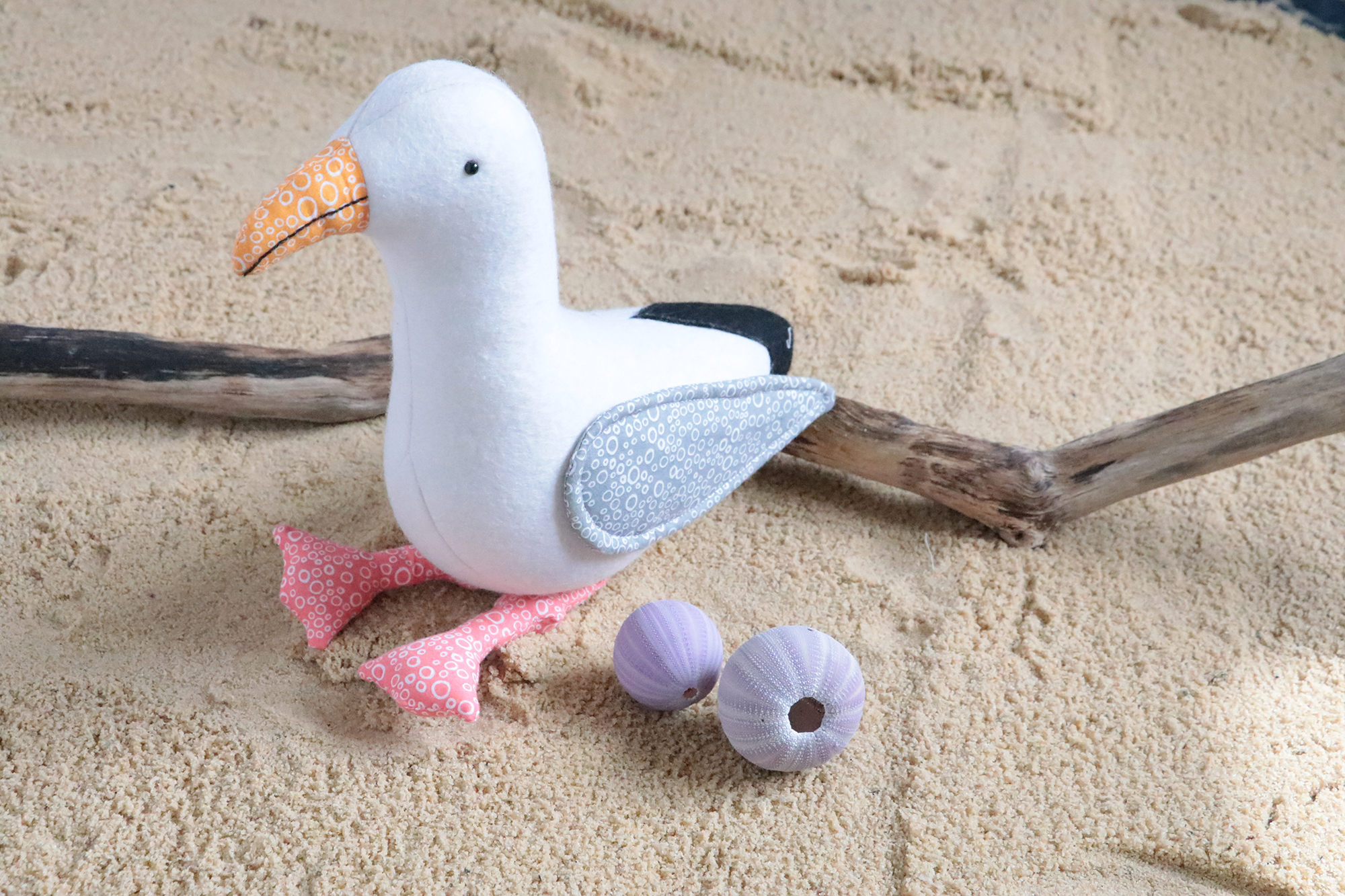 Gary & Glen: Seagull sewing pattern