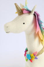 Load image into Gallery viewer, Stable Mates: Unicorn, horse, donkey sewing pattern
