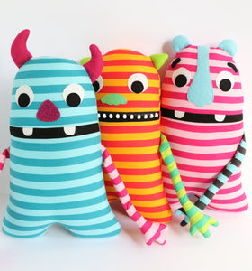 Monster Mash: monster toy sewing pattern