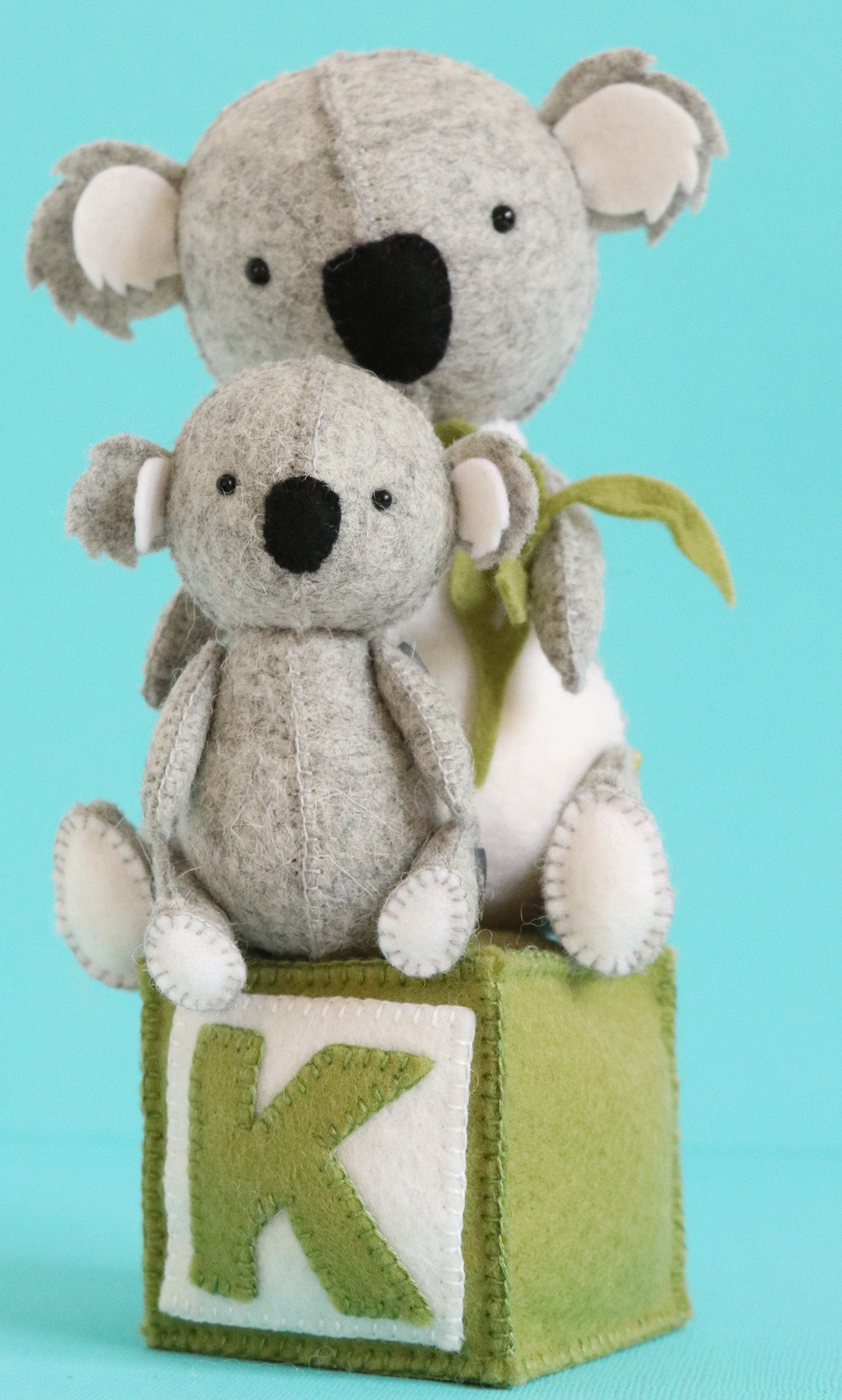 K is for Koala: koala sewing pattern