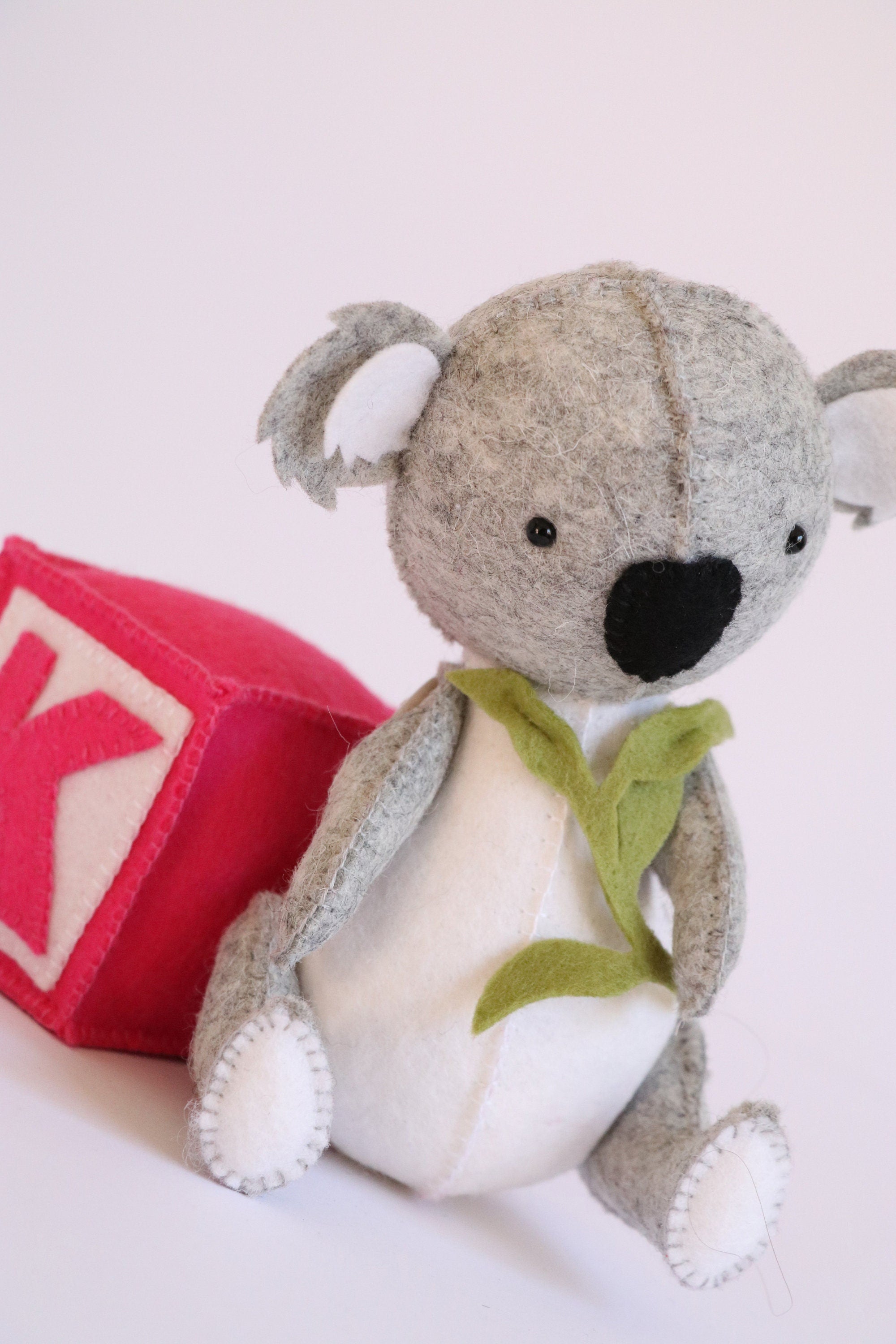 K is for Koala: koala sewing pattern