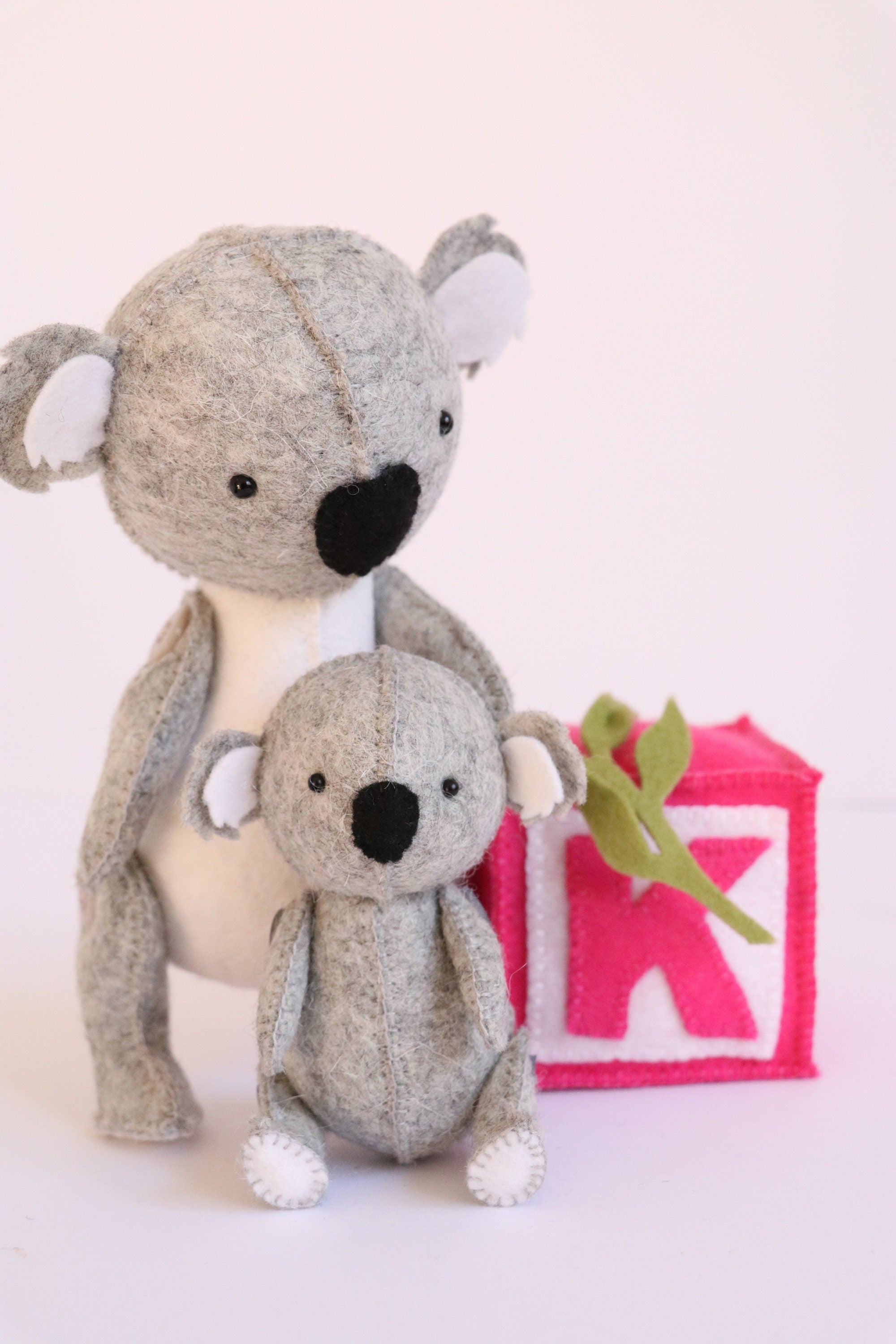 K is for Koala: koala sewing pattern