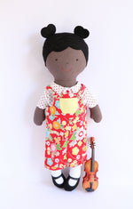 Load image into Gallery viewer, Ginger: doll sewing pattern with clothes
