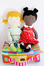 Load image into Gallery viewer, Ginger: doll sewing pattern with clothes
