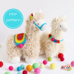 Load image into Gallery viewer, Tassel &amp; Pom: LLama Alpaca sewing pattern
