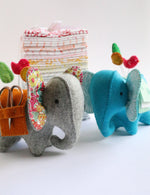 Load image into Gallery viewer, Elephant Caddy: Elephant pin cushion, needleminder sewing pattern
