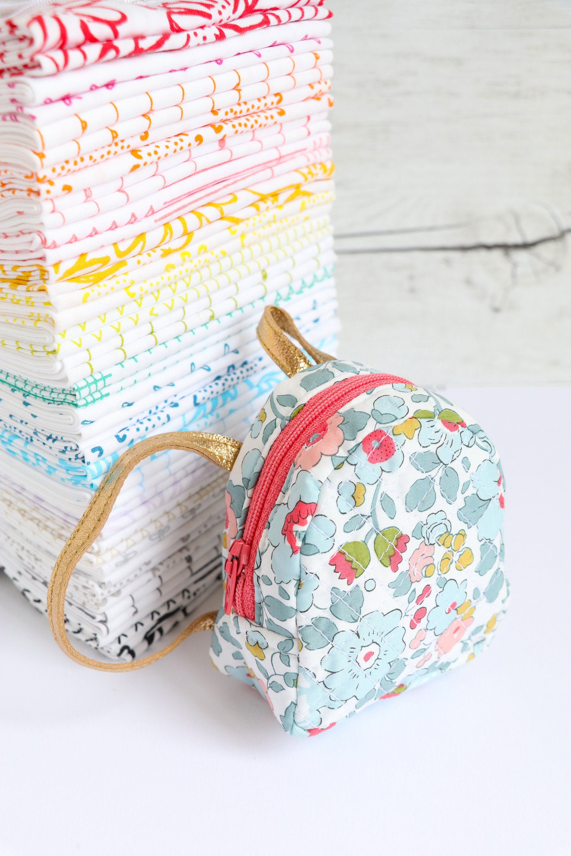 miniature backpack in Betsy Liberty fabric