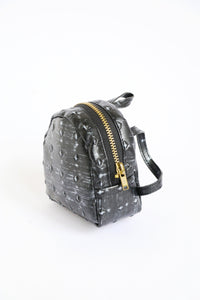 Bitty backpack by Jodie carleton in black vinyl