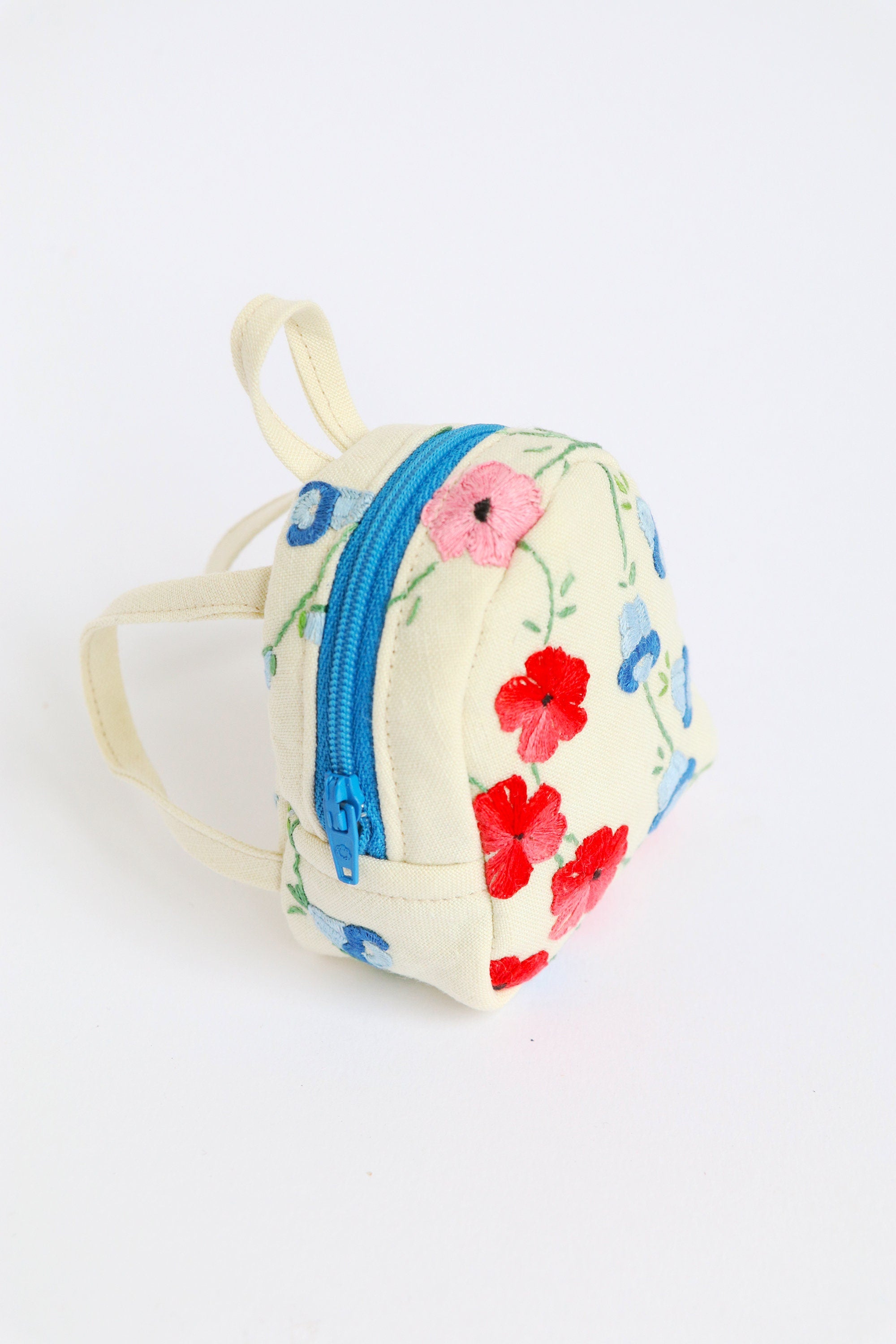 floral miniature backpack