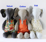 Load image into Gallery viewer, Sunday best: elephant sewing pattern with romper
