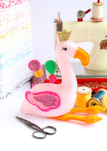 Load image into Gallery viewer, Flamboyance: Flamingo pin cushion sewing pattern.
