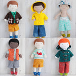 Load image into Gallery viewer, Henry: Boy doll with lots of clothes sewing pattern
