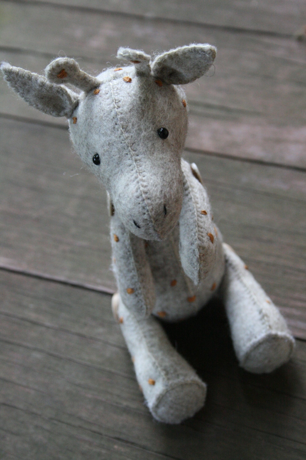 G is for giraffe: Giraffe sewing pattern