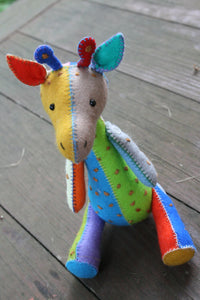 G is for giraffe: Giraffe sewing pattern