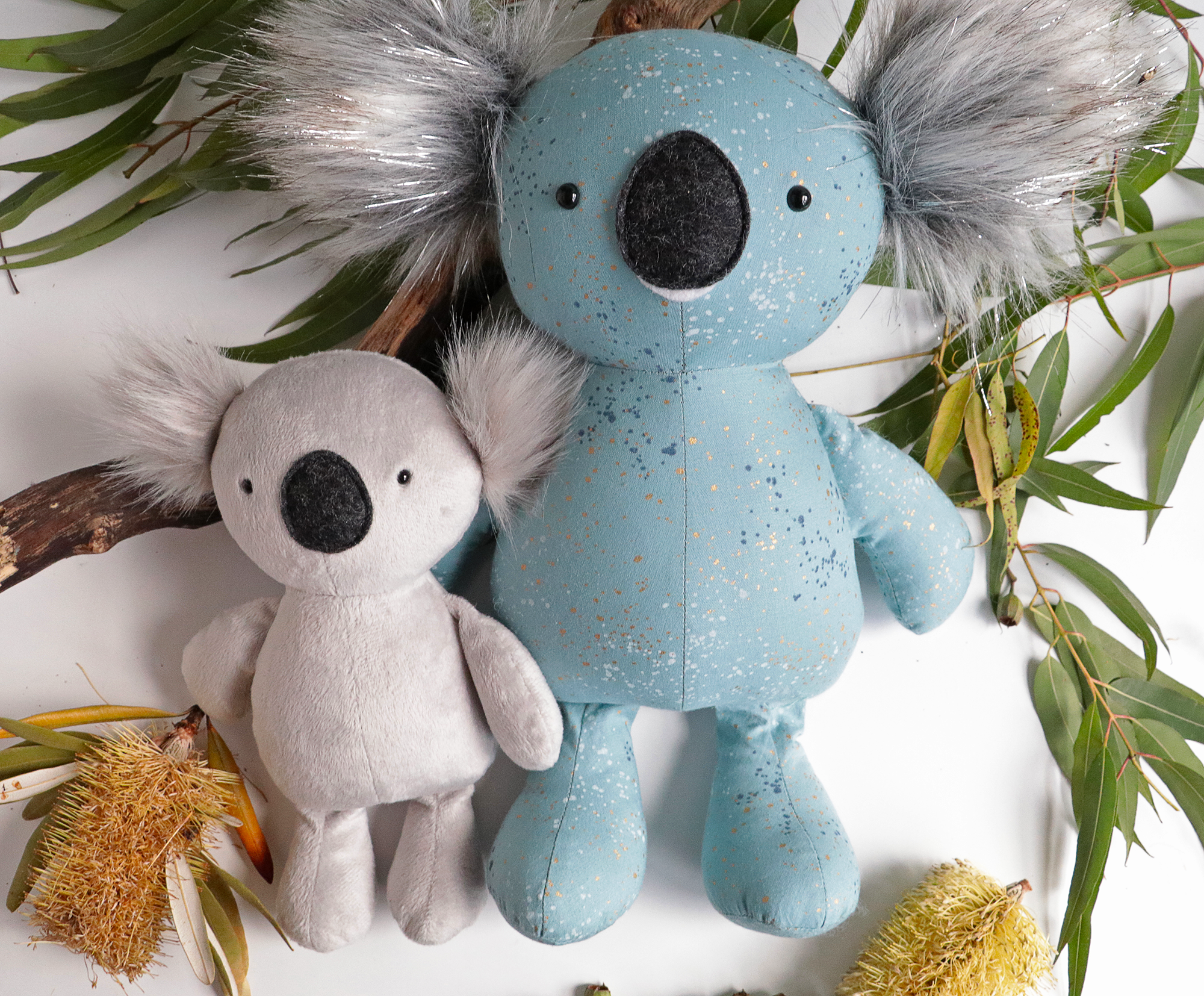 Banjo & Blue : koala sewing pattern