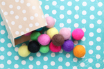 Load image into Gallery viewer, Felt balls : twenty 2 cm felt balls in 10 colours
