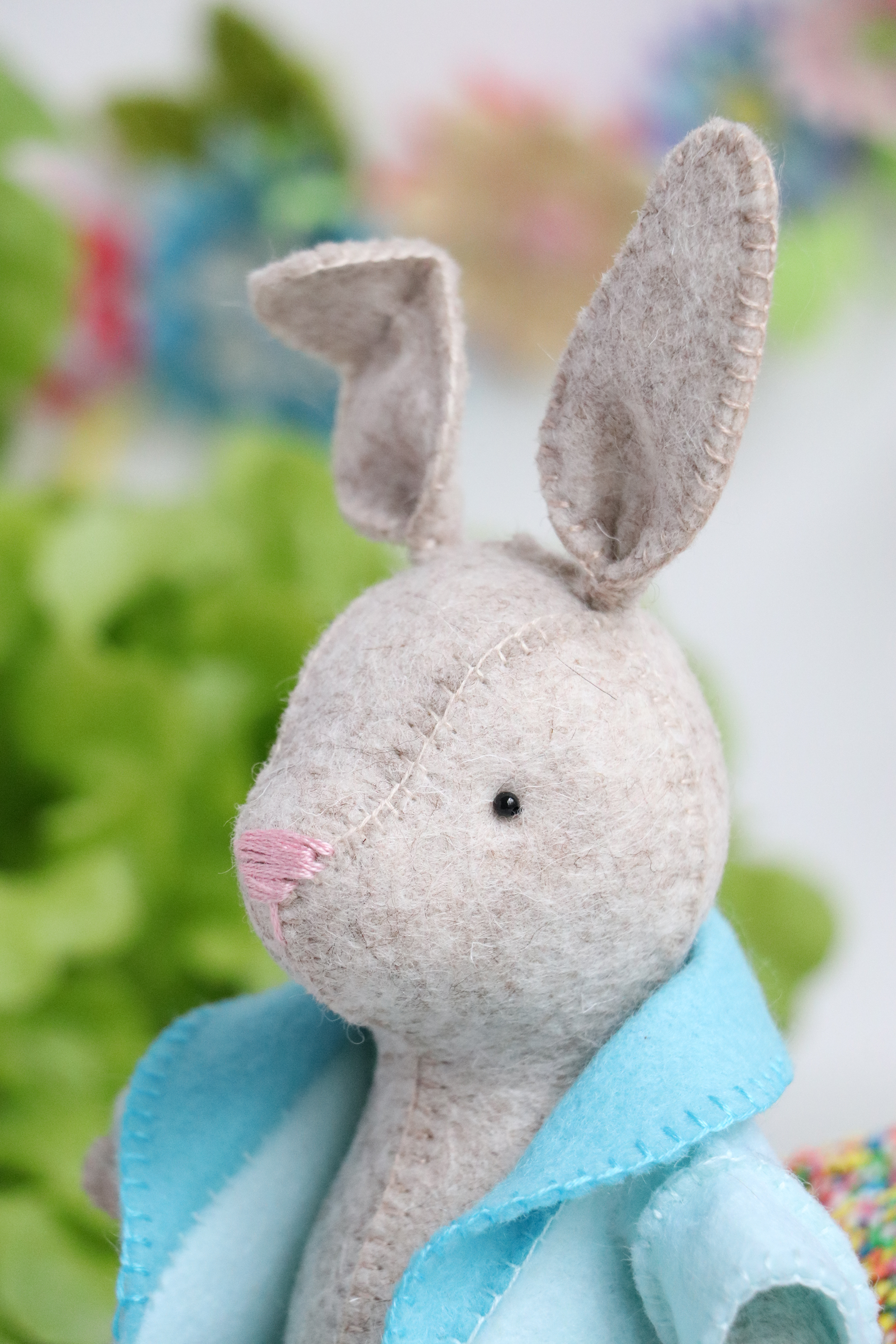 Monty & June: Rabbit sewing pattern